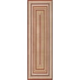 thumbnail image 1 of Rugs.com Baja Outdoor Collection Rug – 8 Ft Runner Burgundy Medium Rug Perfect For Hallways, Entryways, 1 of 1