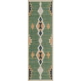 thumbnail image 1 of Rugs.com Baja Outdoor Collection Rug – 8 Ft Runner Green Medium Rug Perfect For Hallways, Entryways, 1 of 1