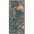 thumbnail image 1 of Rugs.com Baja Outdoor Collection Rug – 8 Ft Runner Navy Blue Medium Rug Perfect For Hallways, Entryways, 1 of 1