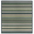 thumbnail image 1 of Rugs.com Baja Outdoor Collection Rug – 8 Ft Square Blue Medium Rug Perfect For Living Rooms, Kitchens, Entryways, 1 of 1