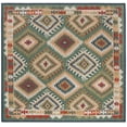 thumbnail image 1 of Rugs.com Baja Outdoor Collection Rug – 8 Ft Square Green Medium Rug Perfect For Living Rooms, Kitchens, Entryways, 1 of 1