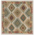 thumbnail image 1 of Rugs.com Baja Outdoor Collection Rug – 8 Ft Square Ivory Medium Rug Perfect For Living Rooms, Kitchens, Entryways, 1 of 9