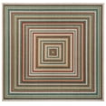 thumbnail image 1 of Rugs.com Baja Outdoor Collection Rug – 8 Ft Square Multi Medium Rug Perfect For Living Rooms, Kitchens, Entryways, 1 of 1