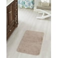 thumbnail image 1 of Rugs.com Bano Everyday Bath Mat Collection Rug – 1' 8 x 2' 7 Taupe Machine Washable Shag Bath Mat, Extra Soft and Absorbent, Non-Slip, Quick Dry, Perfect for Bathroom, 1 of 8