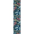 thumbnail image 1 of Rugs.com Bloom Collection Rug – 12 Ft Runner Navy Blue Medium-Pile Rug Perfect For Hallways, Entryways, 1 of 1