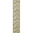 thumbnail image 1 of Rugs.com Bloom Collection Rug – 12 Ft Runner White Medium-Pile Rug Perfect For Hallways, Entryways, 1 of 1