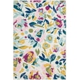 thumbnail image 1 of Rugs.com Bloom Collection Rug – 4' x 6' White Medium-Pile Rug Perfect For Entryways, Kitchens, Breakfast Nooks, Accent Pieces, 1 of 6