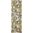 thumbnail image 1 of Rugs.com Bloom Collection Rug – 6 Ft Runner White Medium-Pile Rug Perfect For Hallways, Entryways, 1 of 1