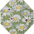 thumbnail image 1 of Rugs.com Bloom Collection Rug – 7 Ft Octagon Green Medium-Pile Rug Perfect For Living Rooms, Kitchens, Entryways, 1 of 1