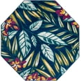 thumbnail image 1 of Rugs.com Bloom Collection Rug – 7 Ft Octagon Navy Blue Medium-Pile Rug Perfect For Living Rooms, Kitchens, Entryways, 1 of 1