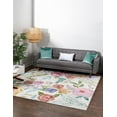 thumbnail image 1 of Rugs.com Blossom Collection Rug – 10 Ft Square Ivory Medium Rug Perfect For Living Rooms, Kitchens, Entryways, 1 of 8