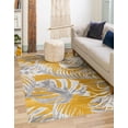 thumbnail image 1 of Rugs.com Blossom Collection Rug – 2' x 3' Yellow Medium Rug Perfect For Entryways, Kitchens, Breakfast Nooks, Accent Pieces, 1 of 8