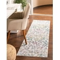 thumbnail image 1 of Rugs.com Blossom Collection Rug – 8 Ft Runner Ivory Medium Rug Perfect For Hallways, Entryways, 1 of 8