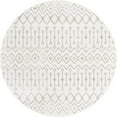 thumbnail image 1 of Rugs.com Bohemian Trellis Collection Rug – 7 Ft Round Pearl Low Rug Perfect For Kitchens, Dining Rooms, 1 of 9