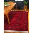 thumbnail image 1 of Rugs.com Bokhara Collection Rug – 4' x 6' Red Low Rug Perfect For Entryways, Kitchens, Breakfast Nooks, Accent Pieces, 1 of 9