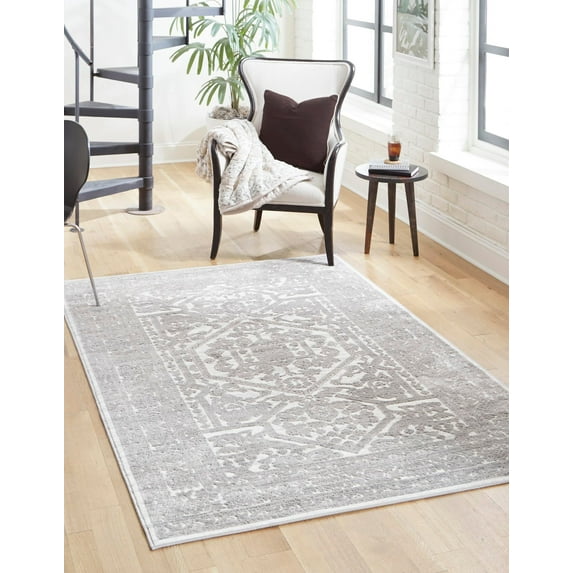 Rugs.com Boston Collection Rug – 10' x 14' Ivory Low-Pile Rug Perfect For Living Rooms, Large Dining Rooms, Open Floorplans