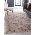 thumbnail image 1 of Rugs.com Botanical Shag Collection Rug – 4' x 6' Light Brown Shag Rug Perfect For Living Rooms, Large Dining Rooms, Open Floorplans, 1 of 9