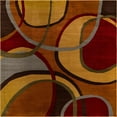 thumbnail image 1 of Rugs.com Cafe Collection Rug – 10 Ft Square Multi Medium-Pile Rug Perfect For Living Rooms, Kitchens, Entryways, 1 of 3
