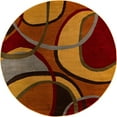 thumbnail image 1 of Rugs.com Cafe Collection Rug – 7 Ft Round Multi Medium-Pile Rug Perfect For Kitchens, Dining Rooms, 1 of 3