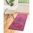 thumbnail image 1 of Rugs.com Calypso Collection Rug – 12 Ft Runner Pink Medium Rug Perfect For Hallways, Entryways, 1 of 8