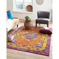 thumbnail image 1 of Rugs.com Calypso Collection Rug – 2' x 3' Orange Medium Rug Perfect For Entryways, Kitchens, Breakfast Nooks, Accent Pieces, 1 of 8