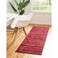 thumbnail image 1 of Rugs.com Calypso Collection Rug – 6 Ft Runner Pink Medium Rug Perfect For Hallways, Entryways, 1 of 8
