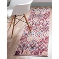 thumbnail image 1 of Rugs.com Charleston Collection Rug – 10 Ft Runner Pink Low-Pile Rug Perfect For Hallways, Entryways, 1 of 9