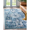 thumbnail image 1 of Rugs.com Charleston Collection Rug – 4' x 6' Navy Blue Low-Pile Rug Perfect For Living Rooms, Large Dining Rooms, Open Floorplans, 1 of 8