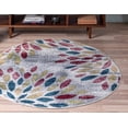 thumbnail image 1 of Rugs.com Charleston Collection Rug – 5 Ft Round Multi Low-Pile Rug Perfect For Kitchens, Dining Rooms, 1 of 9