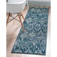 thumbnail image 1 of Rugs.com Charleston Collection Rug – 6 Ft Runner Navy Blue Low-Pile Rug Perfect For Hallways, Entryways, 1 of 9