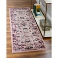 thumbnail image 1 of Rugs.com Charleston Collection Rug – 6 Ft Runner Pink Low-Pile Rug Perfect For Hallways, Entryways, 1 of 9