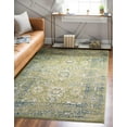 thumbnail image 1 of Rugs.com Charleston Collection Rug – 8' x 10' Green Low-Pile Rug Perfect For Living Rooms, Large Dining Rooms, Open Floorplans, 1 of 9