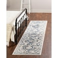 thumbnail image 1 of Rugs.com Charlotte Collection Rug – 10 Ft Runner Gray Low-Pile Rug Perfect For Hallways, Entryways, 1 of 1