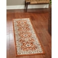 thumbnail image 1 of Rugs.com Charlotte Collection Rug – 10 Ft Runner Rust Red Low-Pile Rug Perfect For Hallways, Entryways, 1 of 7