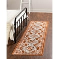 thumbnail image 1 of Rugs.com Charlotte Collection Rug – 10 Ft Runner Terracotta Low-Pile Rug Perfect For Hallways, Entryways, 1 of 1