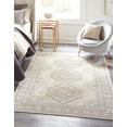 thumbnail image 1 of Rugs.com Charlotte Collection Rug – 4' x 6' Ivory Low-Pile Rug Perfect For Living Rooms, Large Dining Rooms, Open Floorplans, 1 of 1
