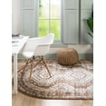 thumbnail image 1 of Rugs.com Charlotte Collection Rug – 4' x 6' Oval Brown Low-Pile Rug Perfect For Living Rooms, Large Dining Rooms, Open Floorplans, 1 of 1