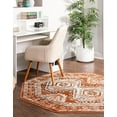 thumbnail image 1 of Rugs.com Charlotte Collection Rug – 5 Ft Octagon Terracotta Low-Pile Rug Perfect For Living Rooms, Kitchens, Entryways, 1 of 6
