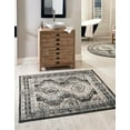 thumbnail image 1 of Rugs.com Charlotte Collection Rug – 5 Ft Square Gray Low-Pile Rug Perfect For Living Rooms, Kitchens, Entryways, 1 of 3
