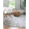thumbnail image 1 of Rugs.com Charlotte Collection Rug – 5' x 8' Oval Light Blue Low-Pile Rug Perfect For Living Rooms, Large Dining Rooms, Open Floorplans, 1 of 9