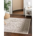 thumbnail image 1 of Rugs.com Charlotte Collection Rug – 8 Ft Square Ivory Low-Pile Rug Perfect For Living Rooms, Kitchens, Entryways, 1 of 1
