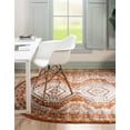 thumbnail image 1 of Rugs.com Charlotte Collection Rug – 8' x 10' Oval Terracotta Low-Pile Rug Perfect For Living Rooms, Large Dining Rooms, Open Floorplans, 1 of 1