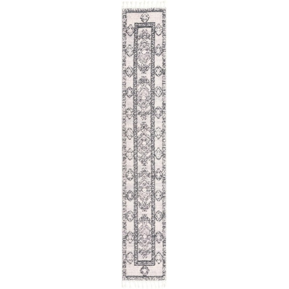 Rugs.com Cherokee Collection Rug – 12 Ft Runner Sand High Rug Perfect For Hallways, Entryways