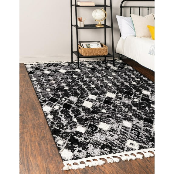 Rugs.com Cherokee Collection Rug – 2' x 3' Fossil Gray High Rug Perfect For Entryways, Kitchens, Breakfast Nooks, Accent Pieces