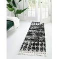 thumbnail image 1 of Rugs.com Cherokee Collection Rug – 6 Ft Runner Black High Rug Perfect For Hallways, Entryways, 1 of 9