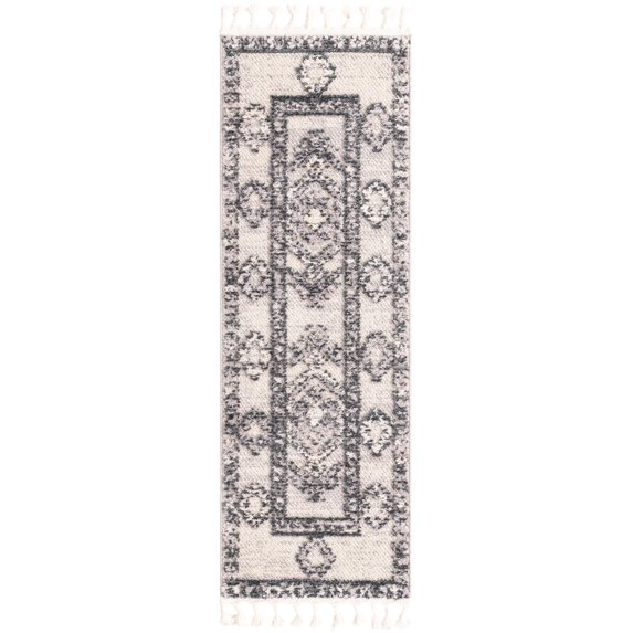Rugs.com Cherokee Collection Rug – 6 Ft Runner Sand High Rug Perfect For Hallways, Entryways