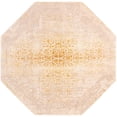 thumbnail image 1 of Rugs.com Deepa Collection Rug – 5 Ft Octagon Ivory And Gold Medium Rug Perfect For Living Rooms, Kitchens, Entryways, 1 of 9