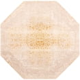thumbnail image 1 of Rugs.com Deepa Collection Rug – 8 Ft Octagon Ivory And Gold Medium Rug Perfect For Living Rooms, Kitchens, Entryways, 1 of 9