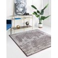 thumbnail image 1 of Rugs.com Derbyshire Collection Rug – 5 Ft Square Violet Medium Rug Perfect For Living Rooms, Kitchens, Entryways, 1 of 9