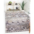thumbnail image 1 of Rugs.com Eco Southwestern Collection Rug – 4' x 6' Khaki Gray Medium Rug Perfect For Entryways, Kitchens, Breakfast Nooks, Accent Pieces, 1 of 9